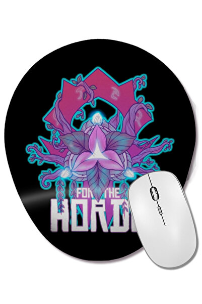 BASKI DÜNYASI Mouse Pad oval World Of Warcraft Night Borne Forthe Horde cu su...