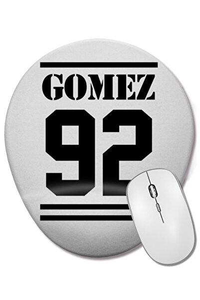 BASKI DÜNYASI Selena Gomez 92 Mouse Pad oval cu suport pentru încheietura mâinii