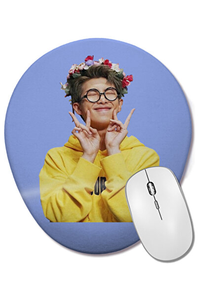 BASKI DÜNYASI Οβάλ ποντίκι με υποστήριξη καρπού Bts Namjoon