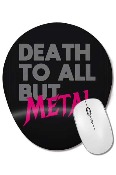 BASKI DÜNYASI Death To All Mouse Pad oval cu suport pentru încheietura mâinii