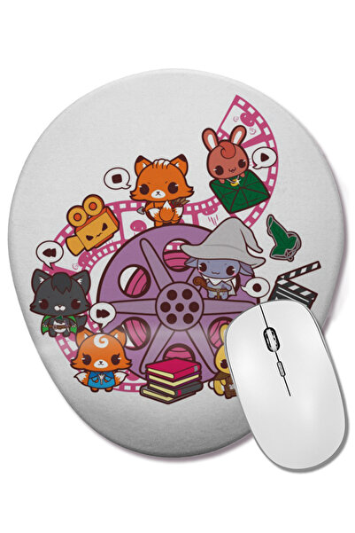 BASKI DÜNYASI Mouse Pad oval cu suport pentru încheietura mâinii, Lord of the...