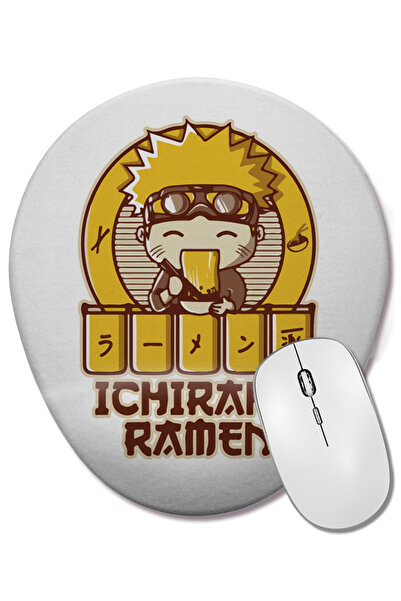 BASKI DÜNYASI Mouse Pad oval cu suport pentru încheietura mâinii Anime Naruto...