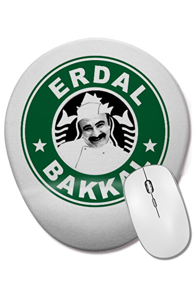 BASKI DÜNYASI Tea Erdal Drinks at the Grocery Store Erdal Bakkal Oval Mouse P...