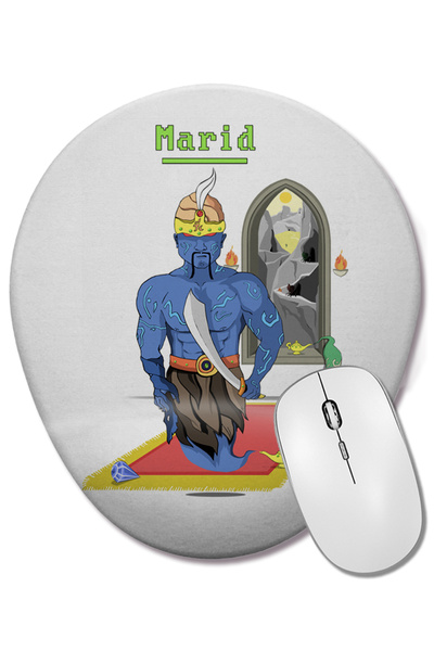 BASKI DÜNYASI The Djinn War Marid Faction Blue Djin Quest Wrist Supported Ova...