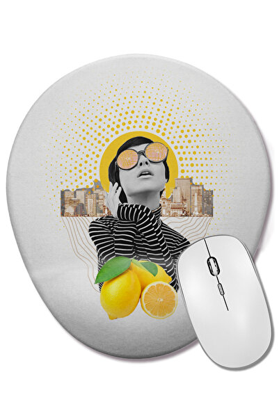 BASKI DÜNYASI Limone Day подложка за китката с овална форма