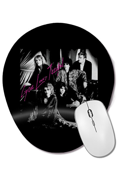BASKI DÜNYASI Mouse Pad oval Gene Loves Jezebel cu suport pentru încheietura ...