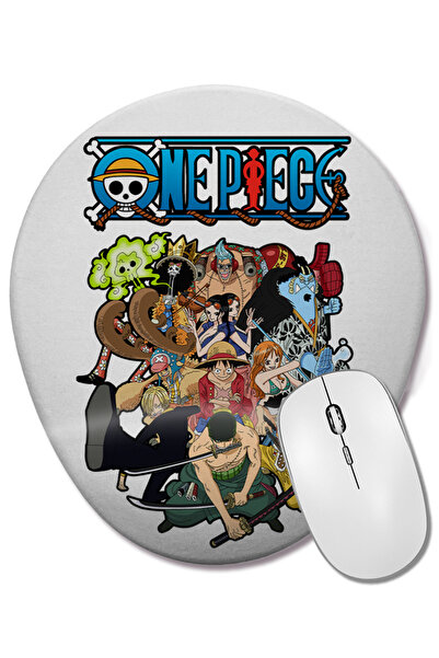 BASKI DÜNYASI Mouse Pad oval One Piece cu suport pentru încheietura mâinii