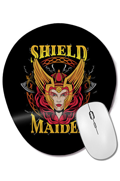 BASKI DÜNYASI Shield Maiden Mitologia nordică Războinică feminină Mouse Pad o...