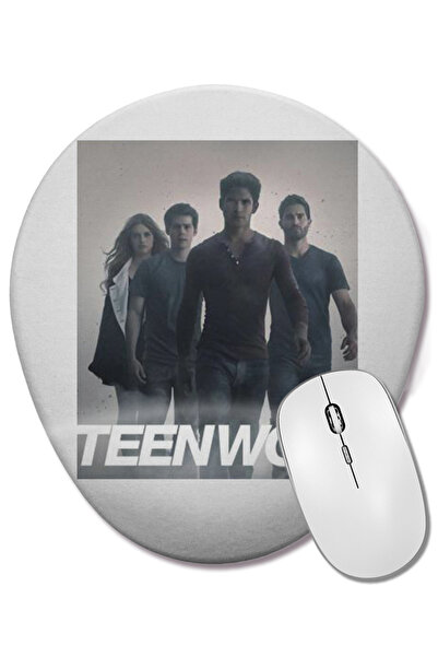 BASKI DÜNYASI Mouse Pad oval Teen Wolf 2 cu suport pentru încheietura mâinii