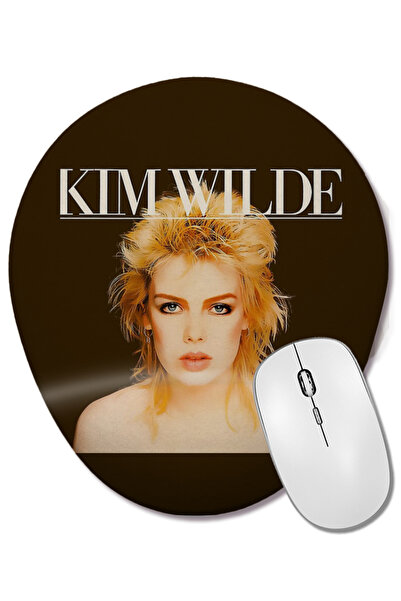 BASKI DÜNYASI Mouse Pad oval cu suport pentru încheietura mâinii Kim Wilde