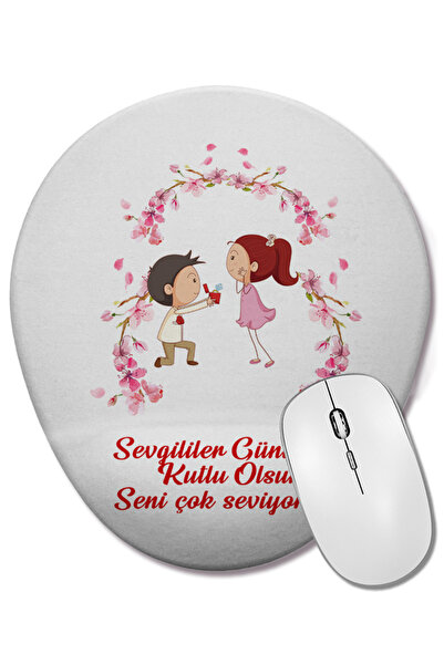 BASKI DÜNYASI Δώρο για την Ημέρα του Αγίου Βαλεντίνου 0253 Οβάλ ποντίκι με υπ...