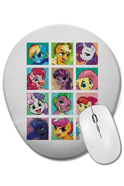 BASKI DÜNYASI My Little Pony The Mane 12 Mouse Pad oval cu suport pentru înch...