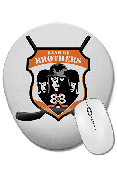 BASKI DÜNYASI Band Of Brothers WW II Mouse Pad oval cu suport pentru încheiet...