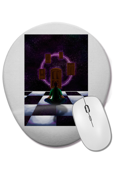 BASKI DÜNYASI Mouse Pad oval Portas cu suport pentru încheietura mâinii