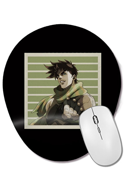 BASKI DÜNYASI Joseph Joestar 02 Mouse Pad oval cu suport pentru încheietura mâinii