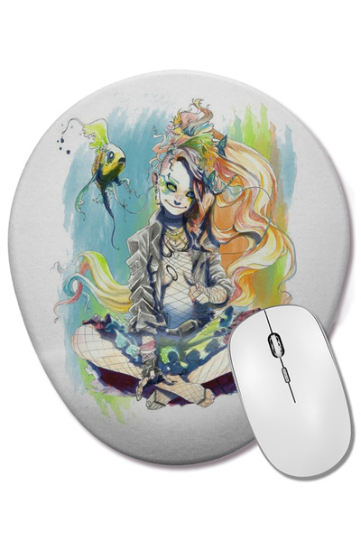 BASKI DÜNYASI Οβάλ ποντίκι με υποστήριξη καρπού Deleite