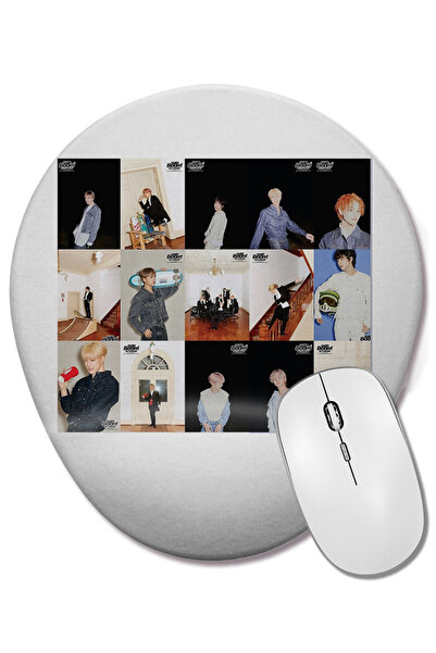 BASKI DÜNYASI Nct Dream We Boom ovalna podloga za miša sa podrškom za zglob