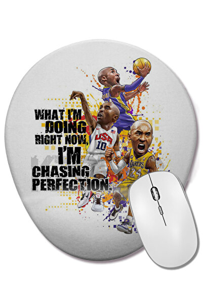 BASKI DÜNYASI Kobe Bryant onorează perfectia Mouse Pad oval cu suport pentru ...