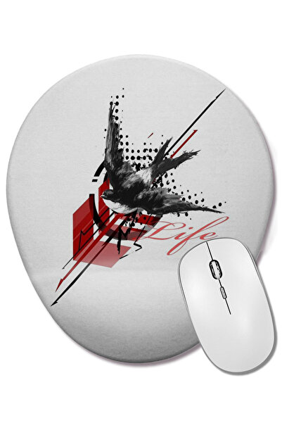 BASKI DÜNYASI Οβάλ ποντίκι με υποστήριξη καρπού Passaros Life