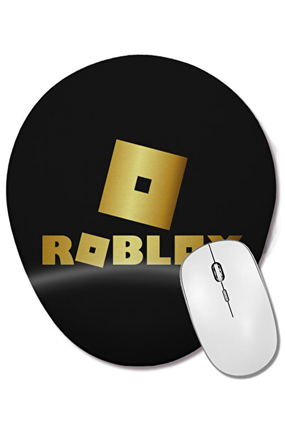 BASKI DÜNYASI Mouse Pad oval Roblox Gold cu suport pentru încheietura mâinii