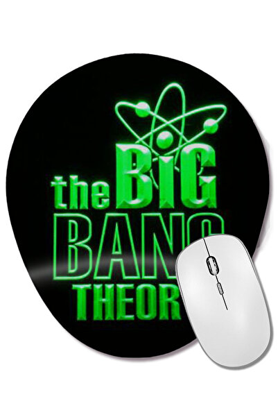BASKI DÜNYASI The Big Bong Theory 04 Mouse Pad oval cu suport pentru încheiet...