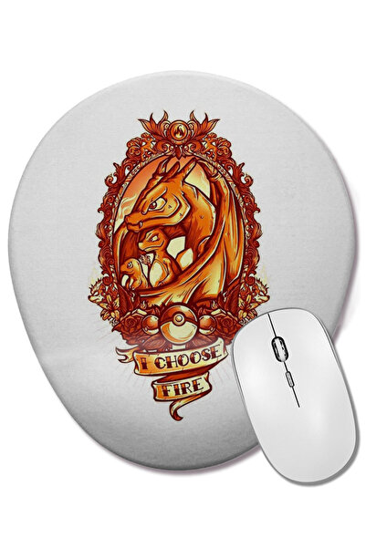 BASKI DÜNYASI Alegeți Fire Bilek Destekli Oval Mouse Pad