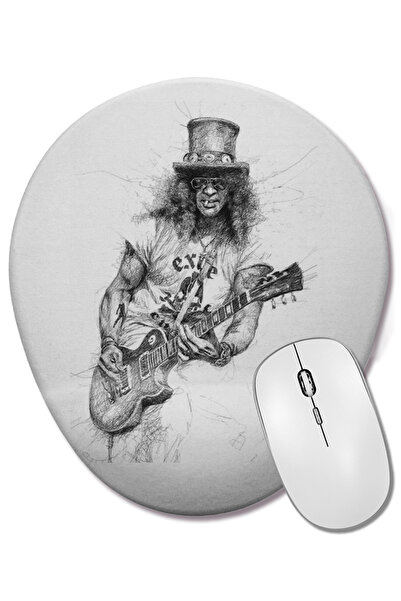 BASKI DÜNYASI Οβάλ ποντίκι ποντικοπολεμικής τεχνολογίας Guitarrista Slash με ...
