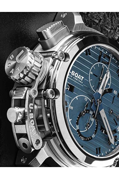 U-BOAT 9589 Ceas bărbătesc Chimera 46mm Chrono SS Blue Automatic 10ATM