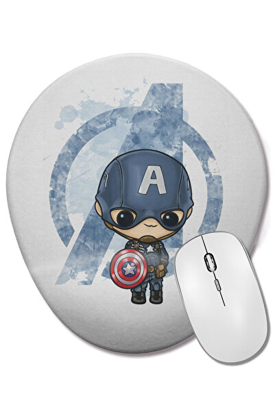 BASKI DÜNYASI Mouse Pad oval Kpoficial cu suport pentru încheietura mâinii