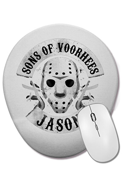 BASKI DÜNYASI Овальна підкладка для миші з підтримкою зап'ястя Jason