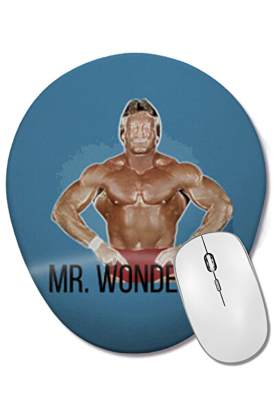 BASKI DÜNYASI Paul Orndorff Mouse Pad oval cu suport pentru încheietura mâinii