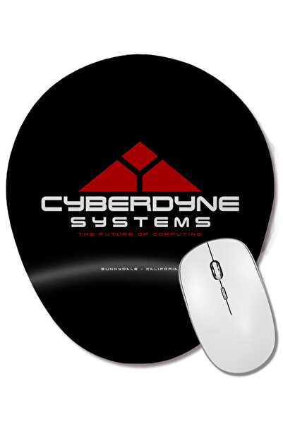 BASKI DÜNYASI Cyberdyne Systems Future Of Computing Terminator Mouse Pad oval...