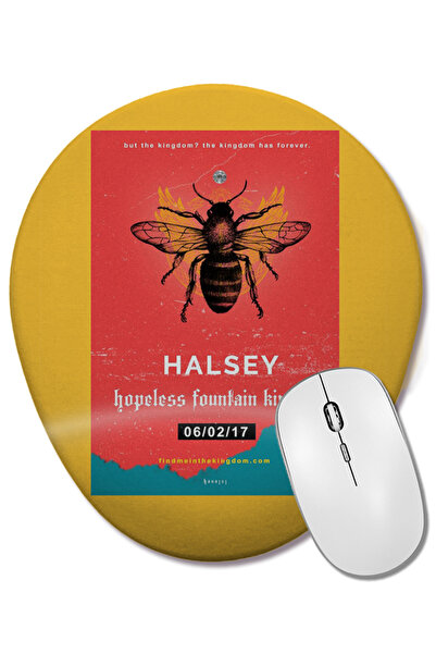 BASKI DÜNYASI Mouse Pad oval HALSEY cu suport pentru încheietura mâinii