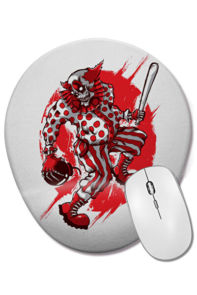 BASKI DÜNYASI Mouse Pad oval cu suport pentru încheietura mâinii