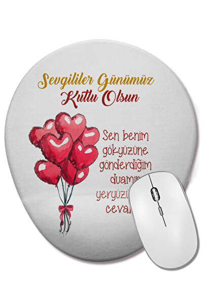 BASKI DÜNYASI Δώρο για την Ημέρα του Αγίου Βαλεντίνου 0216 Οβάλ ποντίκι με υπ...