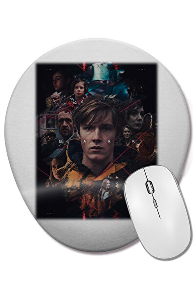 BASKI DÜNYASI Mouse Pad oval cu suport pentru încheietura mâinii