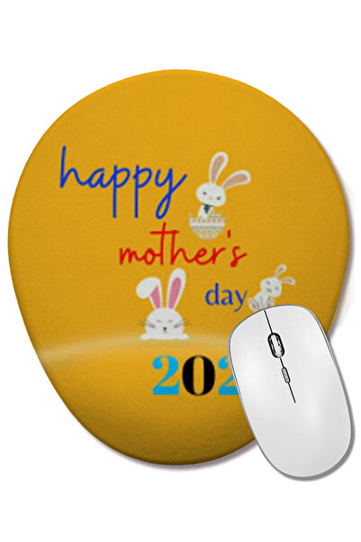 BASKI DÜNYASI Ziua Mamei 2021 Mouse Pad oval cu suport pentru încheietura mâi...