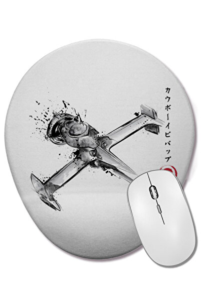 BASKI DÜNYASI Cowboy Bebop Mono Racer Sumie Mouse Pad oval cu suport pentru î...