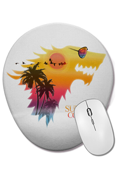 BASKI DÜNYASI Game Of Thrones Summer Is Coming Mouse Pad oval cu suport pentr...