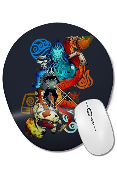 BASKI DÜNYASI Mouse Pad oval cu suport pentru încheietura mâinii Avatar The L...