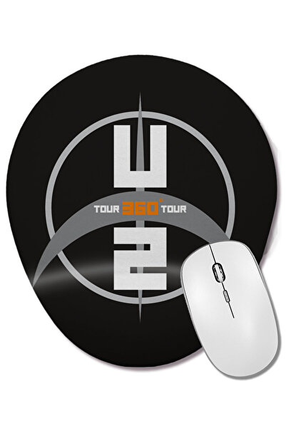 BASKI DÜNYASI Mouse Pad oval Tour 360 cu suport pentru încheietura mâinii
