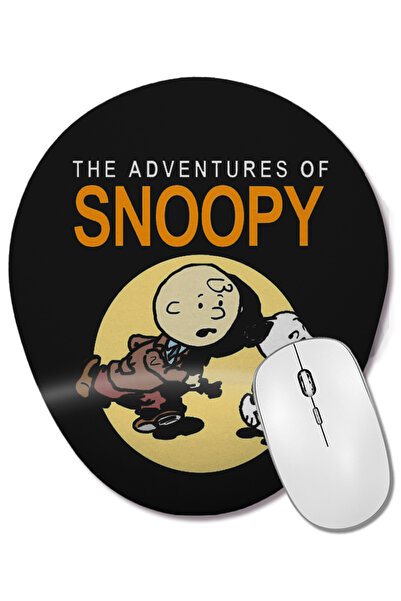 BASKI DÜNYASI Οβάλ ποντίκι με υποστήριξη καρπού Tin Tin και Snoopy