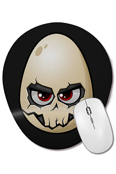 BASKI DÜNYASI Mouse Pad oval Cute Birds Braınskully cu suport pentru încheiet...