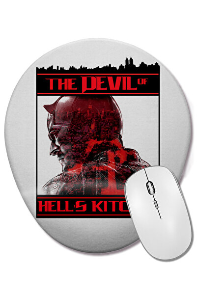 BASKI DÜNYASI O Demonio de Hell's Kitchen ovalna podloga za miša sa podrškom ...