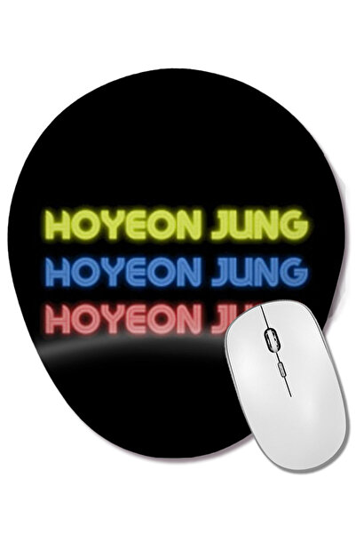 BASKI DÜNYASI Mouse Pad oval HoYeon Jung 정호연 cu suport pentru încheietura mâinii