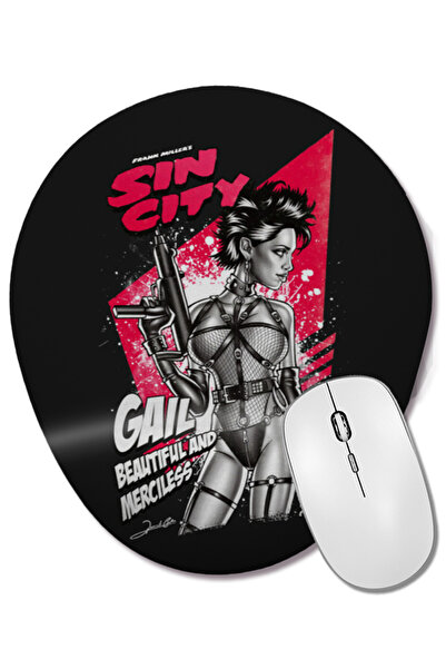 BASKI DÜNYASI Silverhawks The Quicksilver Mouse Pad oval cu suport pentru încheietura mâinii