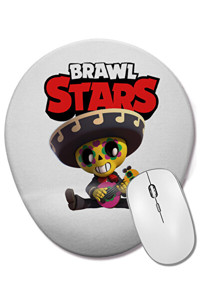 BASKI DÜNYASI Brawl Stars Poco 02 Mouse Pad oval cu suport pentru încheietura...