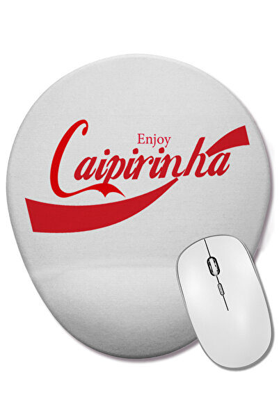 BASKI DÜNYASI Овална подложка за мишка Caipirinha с опора за китката