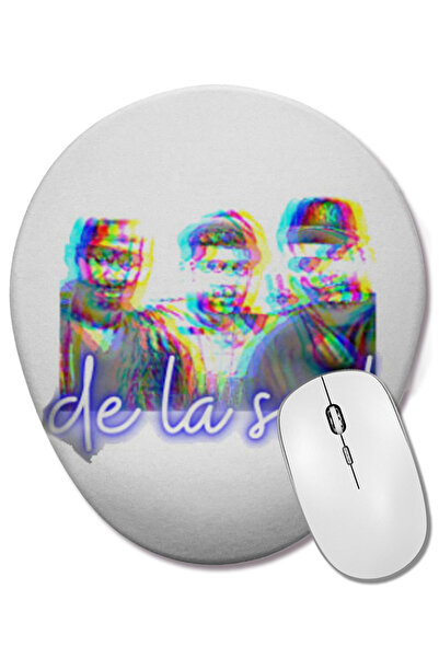 BASKI DÜNYASI Mouse Pad oval De La Soul cu suport pentru încheietura mâinii