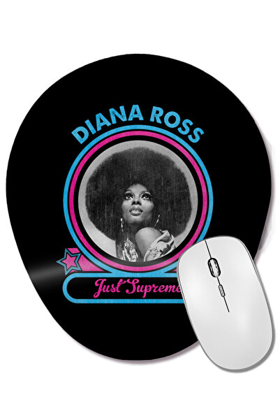 BASKI DÜNYASI Diana Ross Just Supreme Οβάλ ποντίκι με υποστήριξη καρπού